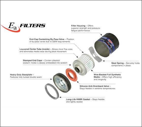 Oil Filter opened up